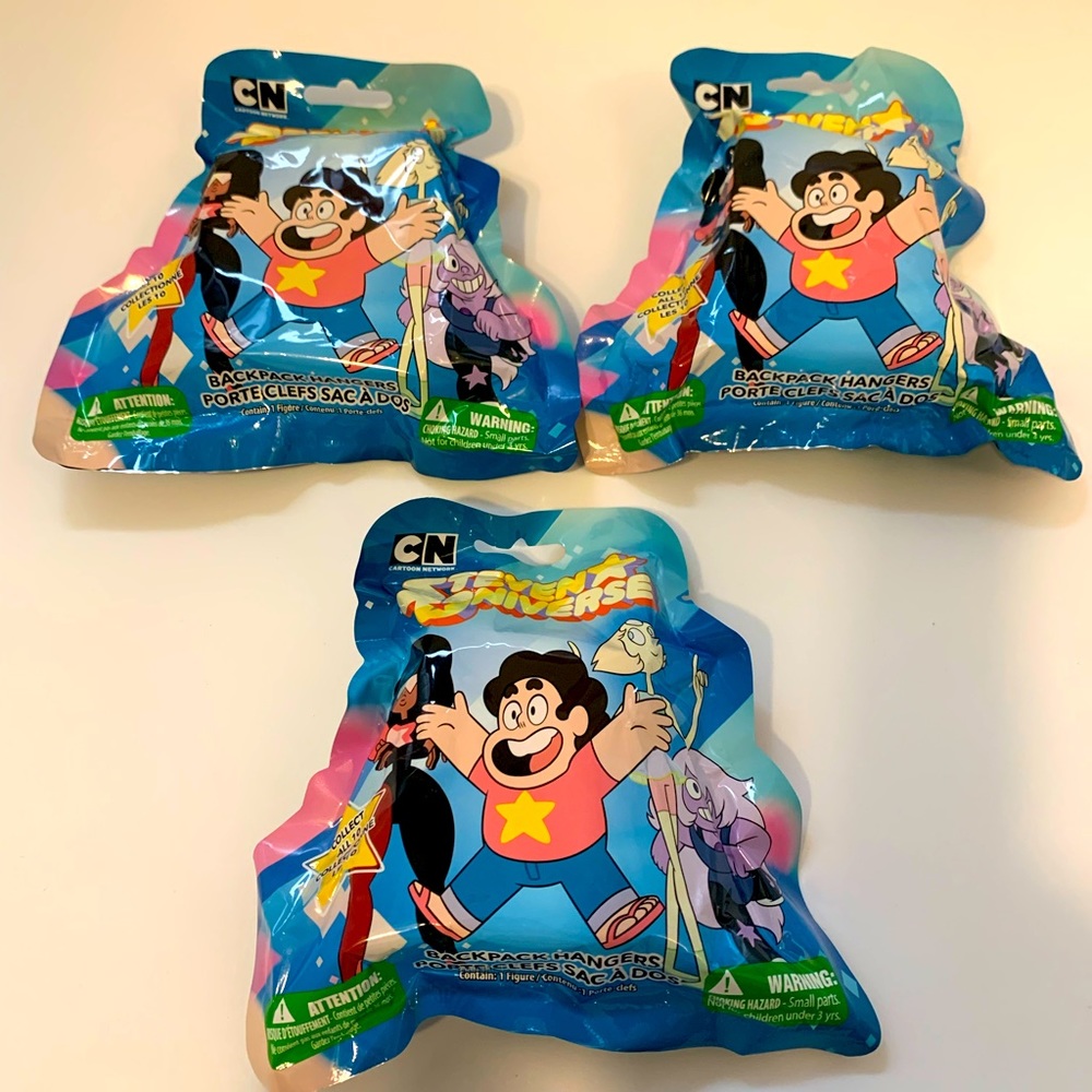 Steven Universe backpack Hangers bundle of (3) Random blind bags new